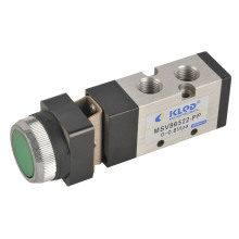 Ningbo Kailing 86 series two-position five-way flat round button mechanical valve MSV86522PP